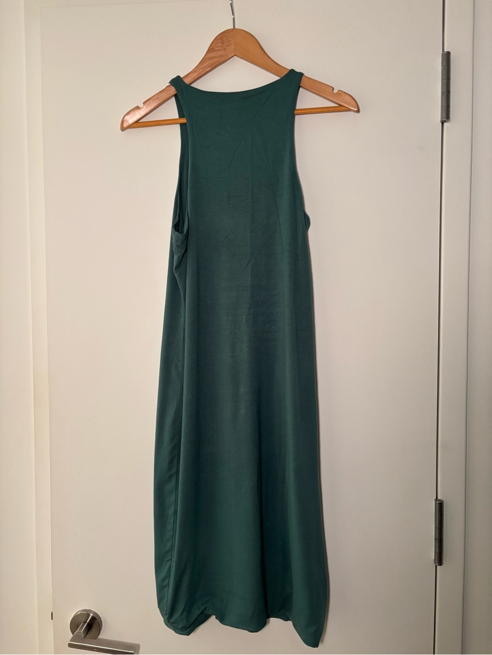 J. Crew Dark Teal Racerback Maxi Dress